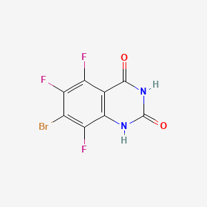 molecular formula C8H2BrF3N2O2 B13702837 7-Bromo-5,6,8-trifluoroquinazoline-2,4(1H,3H)-dione 