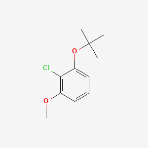 molecular formula C11H15ClO2 B13702850 3-(tert-Butoxy)-2-chloroanisole 