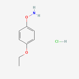 molecular formula C8H12ClNO2 B13702888 O-(4-Ethoxyphenyl)hydroxylamine Hydrochloride 