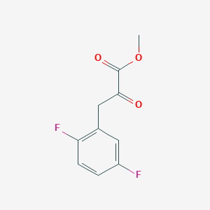 Methyl 3-(2,5-difluorophenyl)-2-oxopropanoate