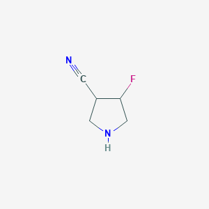 (3R,4S)-4-Fluoropyrrolidine-3-carbonitrile