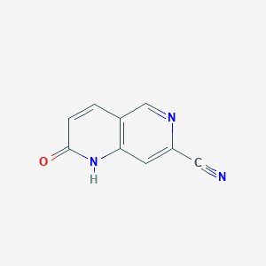 2-oxo-1H-1,6-naphthyridine-7-carbonitrile