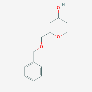 2-((Benzyloxy)methyl)tetrahydro-2H-pyran-4-OL