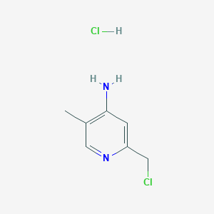 2-(Chloromethyl)-5-methylpyridin-4-amine hydrochloride