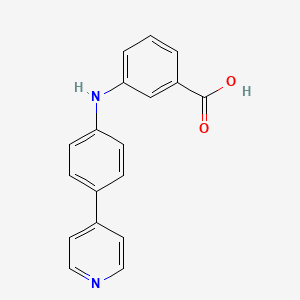 3-[[4-(4-Pyridyl)phenyl]amino]benzoic Acid