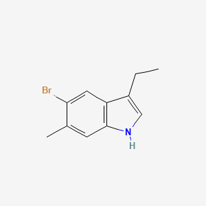 5-Bromo-3-ethyl-6-methyl-1H-indole