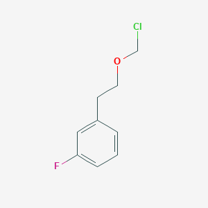 1-(2-(Chloromethoxy)ethyl)-3-fluorobenzene