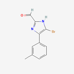 5-Bromo-4-(m-tolyl)imidazole-2-carbaldehyde