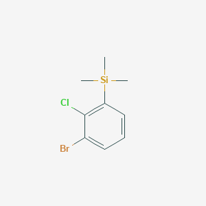 (3-Bromo-2-chlorophenyl)(trimethyl)silane