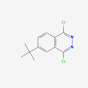 molecular formula C12H12Cl2N2 B13703103 6-(tert-Butyl)-1,4-dichlorophthalazine 