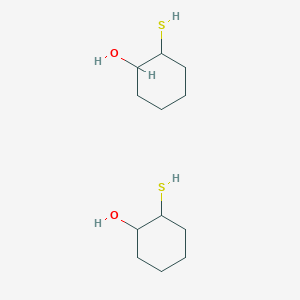 molecular formula C12H24O2S2 B13703104 trans-1-Mercaptocyclohexan-2-ol 