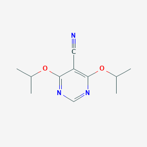 molecular formula C11H15N3O2 B13703128 4,6-Diisopropoxypyrimidine-5-carbonitrile 