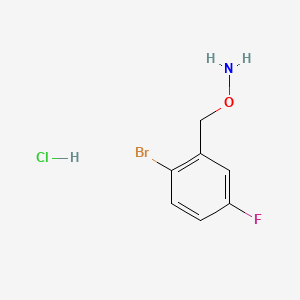 molecular formula C7H8BrClFNO B13703131 O-(2-Bromo-5-fluorobenzyl)hydroxylamine Hydrochloride 