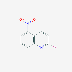 molecular formula C9H5FN2O2 B13703148 2-Fluoro-5-nitroquinoline 