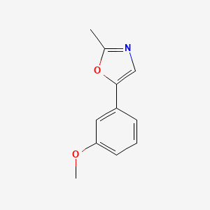 5-(3-Methoxyphenyl)-2-methyloxazole