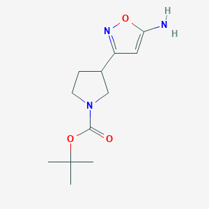 3-(1-Boc-3-pyrrolidinyl)-5-aminoisoxazole