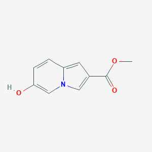 molecular formula C10H9NO3 B13703203 Methyl 6-hydroxyindolizine-2-carboxylate 