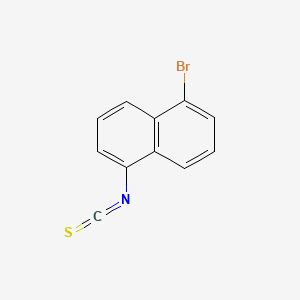 molecular formula C11H6BrNS B13703213 1-Bromo-5-isothiocyanatonaphthalene 