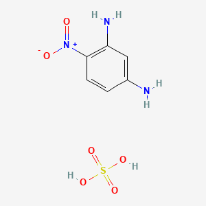 molecular formula C6H9N3O6S B1370322 4-硝基苯-1,3-二胺硫酸盐 CAS No. 200295-57-4