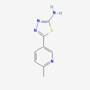 2-Amino-5-(6-methyl-3-pyridyl)-1,3,4-thiadiazole