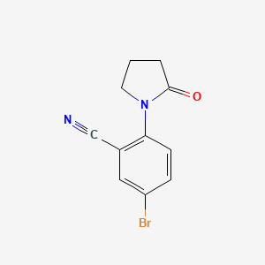 5-Bromo-2-(2-oxo-1-pyrrolidinyl)benzonitrile