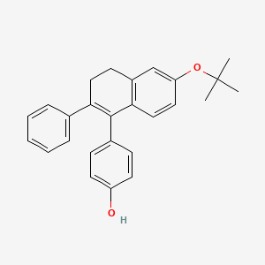 4-(6-(tert-Butoxy)-2-phenyl-3,4-dihydronaphthalen-1-yl)phenol