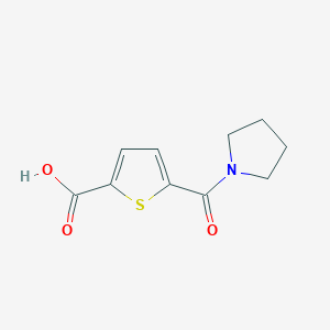 B1370329 5-(Pyrrolidine-1-carbonyl)thiophene-2-carboxylic acid CAS No. 921596-93-2
