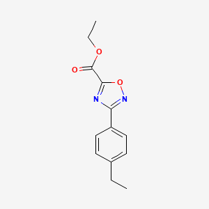 Ethyl 3-(4-ethylphenyl)-1,2,4-oxadiazole-5-carboxylate