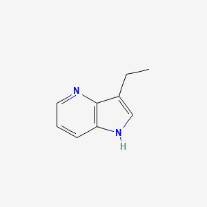 molecular formula C9H10N2 B13703296 3-Ethyl-4-azaindole 