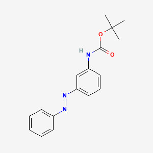 molecular formula C17H19N3O2 B13703319 N-Boc-3-(phenyldiazenyl)aniline 