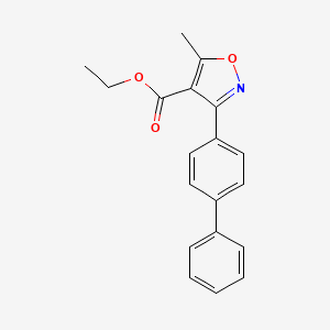 Ethyl 3-(4-Biphenylyl)-5-methylisoxazole-4-carboxylate