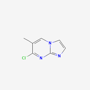 molecular formula C7H6ClN3 B13703342 7-Chloro-6-methylimidazo[1,2-a]pyrimidine 