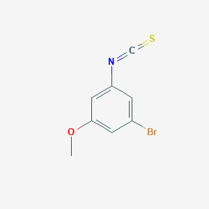 molecular formula C8H6BrNOS B13703386 3-Bromo-5-methoxyphenyl Isothiocyanate 