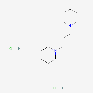 molecular formula C13H28Cl2N2 B13703393 Piperidine, 1,1'-(1,3-propanediyl)bis-, dihydrochloride CAS No. 63114-16-9