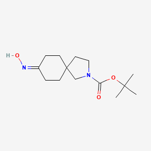 molecular formula C14H24N2O3 B13703433 2-Boc-2-azaspiro[4.5]decan-8-one Oxime 