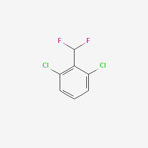 molecular formula C7H4Cl2F2 B13703441 1,3-Dichloro-2-(difluoromethyl)benzene 