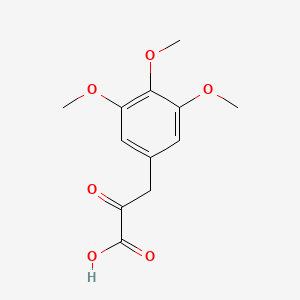 molecular formula C12H14O6 B13703453 2-Oxo-3-(3,4,5-trimethoxyphenyl)propanoic acid CAS No. 61404-52-2