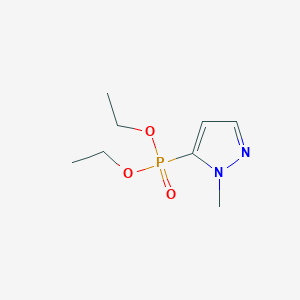 molecular formula C8H15N2O3P B13703462 Diethyl (1-Methyl-5-pyrazolyl)phosphonate 