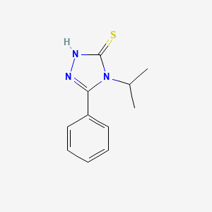 molecular formula C11H13N3S B1370348 4-Isopropyl-5-phenyl-4H-1,2,4-triazole-3-thiol CAS No. 26029-09-4