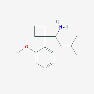 1-[1-(2-Methoxyphenyl)cyclobutyl]-3-methyl-1-butylamine