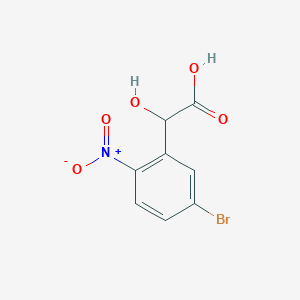 molecular formula C8H6BrNO5 B13703513 5-Bromo-2-nitromandelic acid 