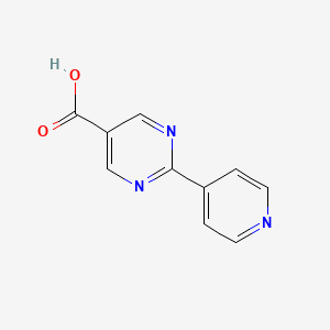 molecular formula C10H7N3O2 B1370352 2-(Pyridin-4-yl)pyrimidine-5-carboxylic acid CAS No. 259807-47-1