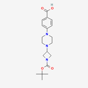 4-[4-(1-Boc-3-azetidinyl)-1-piperazinyl]benzoic Acid