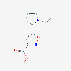 5-(1-Ethyl-2-pyrrolyl)isoxazole-3-carboxylic Acid