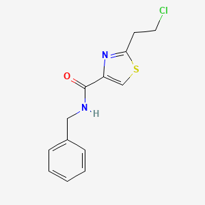 N-Benzyl-2-(2-chloroethyl)thiazole-4-carboxamide