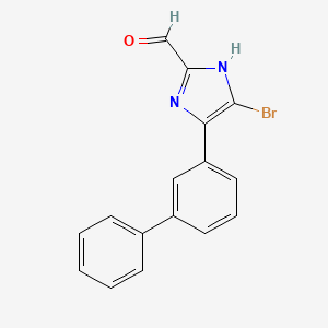 4-(3-Biphenylyl)-5-bromoimidazole-2-carbaldehyde