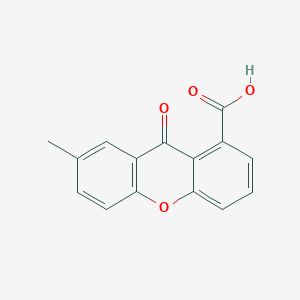 molecular formula C15H10O4 B1370364 7-甲基-9-氧代-9H-呫吨-1-羧酸 CAS No. 1312760-31-8