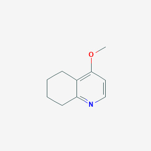 molecular formula C10H13NO B13703653 4-Methoxy-5,6,7,8-tetrahydroquinoline 