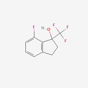 7-Fluoro-1-(trifluoromethyl)-1-indanol