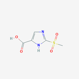 2-(Methylsulfonyl)imidazole-5-carboxylic Acid